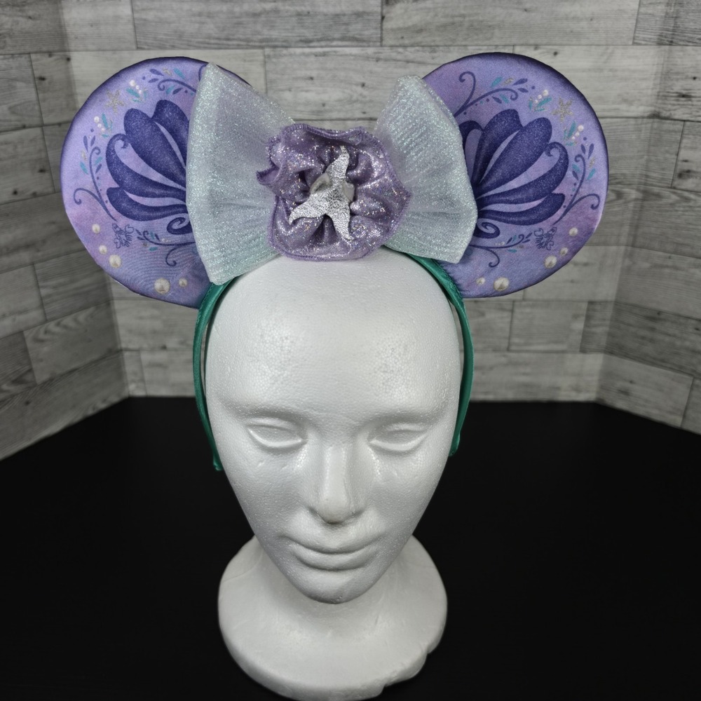 Ariel Minnie Ears Mickey Mouse Headband Disney Princesses